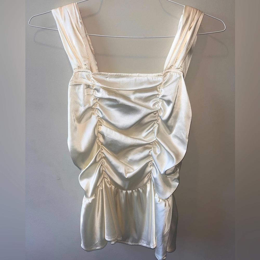 Adorable pearl Glam tank-top from Cotton & Clover Boutique.